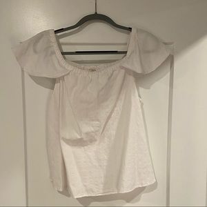 J crew off the shoulder top